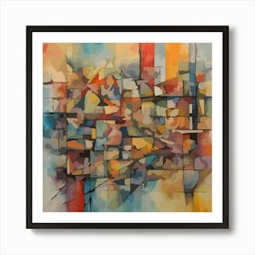 Linear Geometrica Art Print