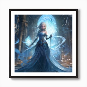 Frozen Elsa inspired Art Print