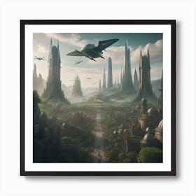 Skyward Horizons Art Print