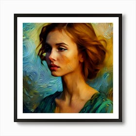 Portrait Of A Woman Art Print