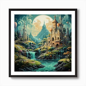 Fairytale Castle 2 Art Print