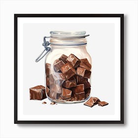 Chocolate In A Jar 2 Art Print