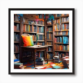 Book Room Art Print