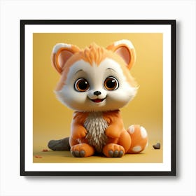 Cute Fox 59 Art Print