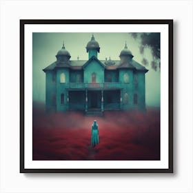 Haunted House Art Print