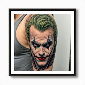 Joker Tattoo 28 Art Print