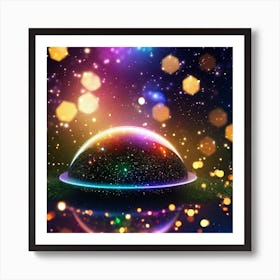 Abstract Space Background 5 Art Print