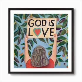 God Is Love 3 Art Print