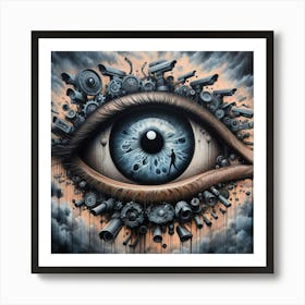 Eye Of The Machine 1 Art Print