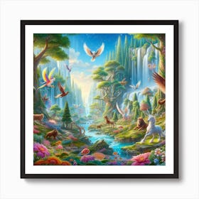 Fairytale Forest 1 Art Print