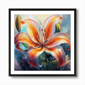 Lily Painting Art Print