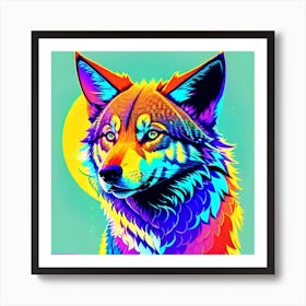 Artsy Fox Art Print