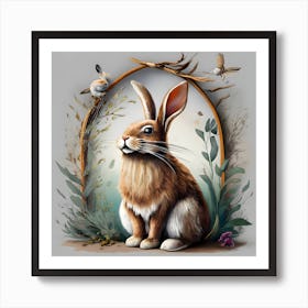 Realistic rabbit painting on canvas, Detailed bunny artwork in acrylic, Whimsical rabbit portrait in watercolor, Fine art print of a cute bunny, Rabbit in natural habitat painting, Adorable rabbit illustration in art, Bunny art for home decor, Rabbit lover's delight in artwork, Fluffy rabbit fur in art paint, Easter bunny painting print.
Rabbit art, Bunny painting, Wildlife art, Animal art, Rabbit portrait, Cute rabbit, Nature painting, Wildlife Illustration, Rabbit lovers, Rabbit in art, Fine art print, Easter bunny, Fluffy rabbit, Rabbit art work, Wildlife Decor ,Rabbit In A Frame Art Print