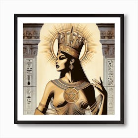 Egyptian Goddess 4 Art Print