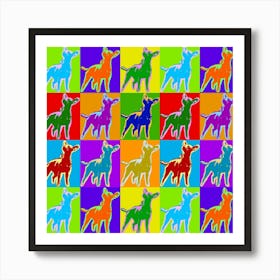 Pop Dogs Art Print