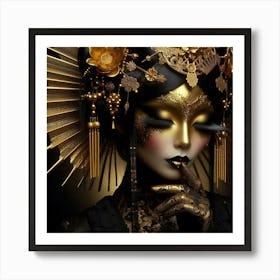 Chinese Beauty 1 Art Print