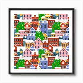 Christmas Town Art Print