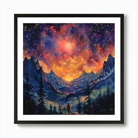 Starry Sky Art Print