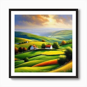 Landscape Painting 119 Art Print