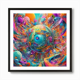 Psychedelic Art Art Print