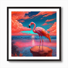 Flamingo Art Print