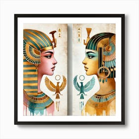 Egyptian Women 1 Art Print