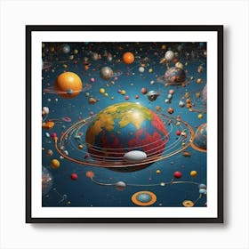 Solar System Art Print