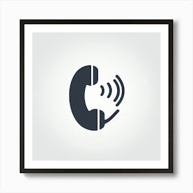 Caller Icon 1 Art Print