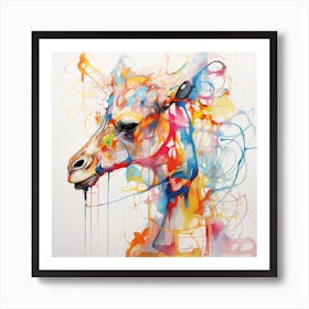 Giraffe 4 Art Print