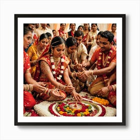 A Hindu Wedding Ritual 2809002838 Art Print