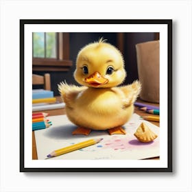 Ducky 41 Art Print