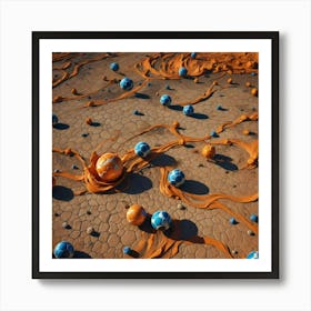 soccer balls Art Print