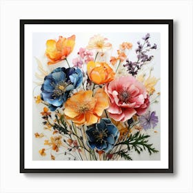 Bouquet Of Flowers 5 Art Print