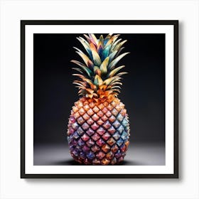 Rainbow Pineapple 1 Art Print
