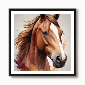 Horse Portrait 1 Art Print