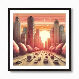 Cityscape 8 Art Print