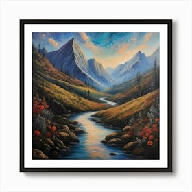 River Valley Art Print