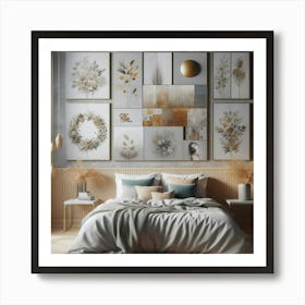 Modern Bedroom Wall Art 1 Art Print