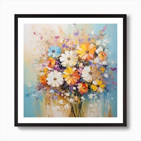 Flowers In A Vase 4 Art Print