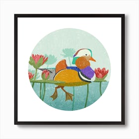 Mandarin Duck Art Print