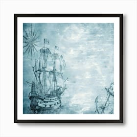 Ship Stock Videos & Royalty-Free Footage Art Print