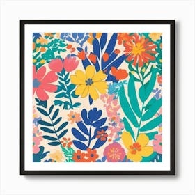 matisse Floral Pattern 3 Art Print