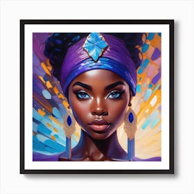 African Beauty 1 Art Print