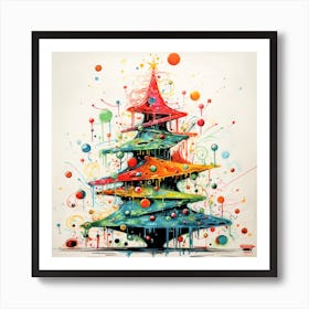 Christmas Tree 3 Art Print