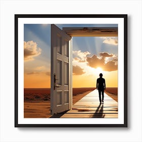 Open Door Concept Art Print