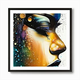 Face Of A Woman Art Print