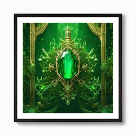 Emerald 1 Art Print