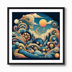 Psychedelic Art Art Print