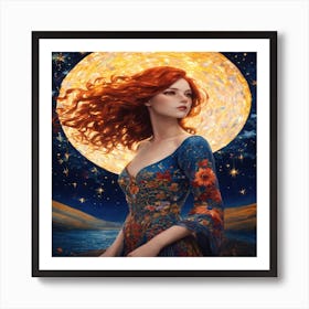 Full Moon Art Print