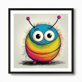 Colorful Bug Affiche